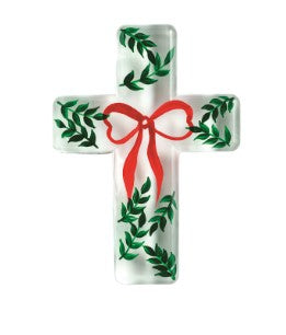 Painted Glass Crosses ( 2 styles )