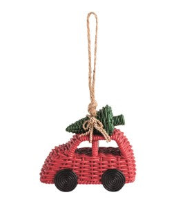 Resin Wicker Ornaments ( 4 Styles )