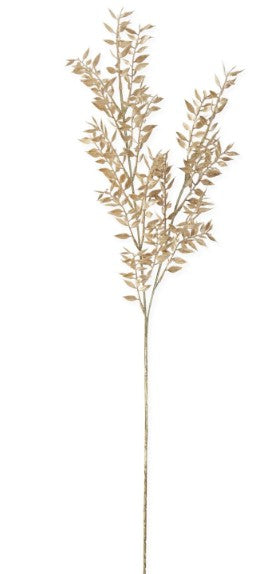 Taupe Ruscus Leaf Spray 30"