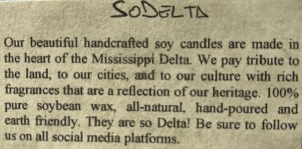SoDelta Butterfly Hobnail Candle