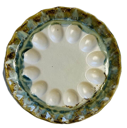 Deviled Egg Plate ( 3 Glazes )