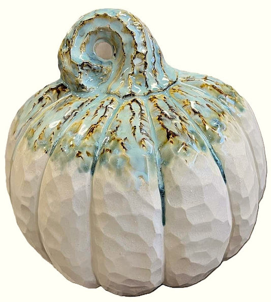 Glazed Pottery Pumpkins ( 4 Glazes )