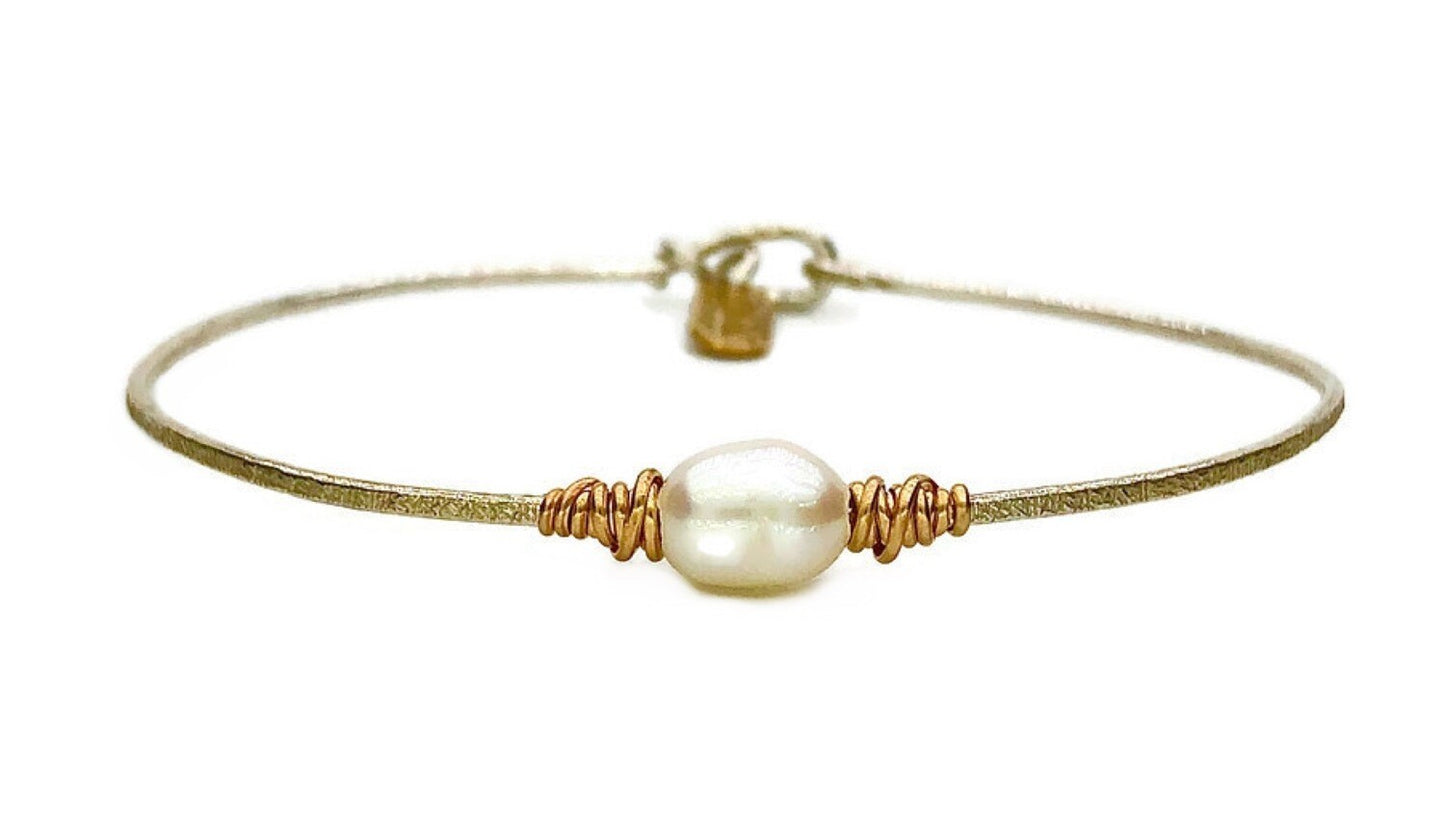 Serenity Pearl Bracelet Silver - 1026