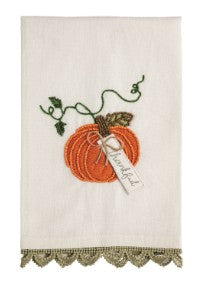 Fall Embroidered Tea Towels