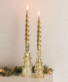 Light-Up LED Snowman Taper Holder ( Small or Large )