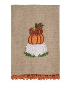 Fall Embroidered Tea Towels