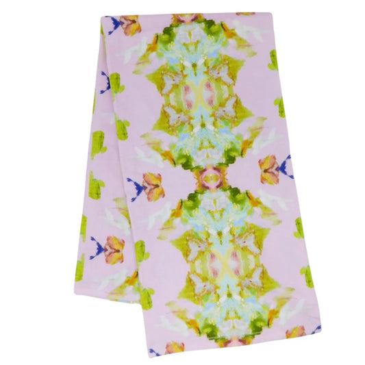 LP Stained Glass Lavender Tea Towel