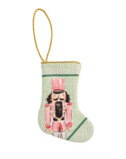 Mini Nutcracker Stocking Ornaments ( 3 colors )