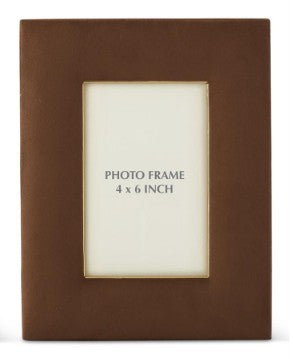 Tan Suede Photo Frame ( 2 sizes )