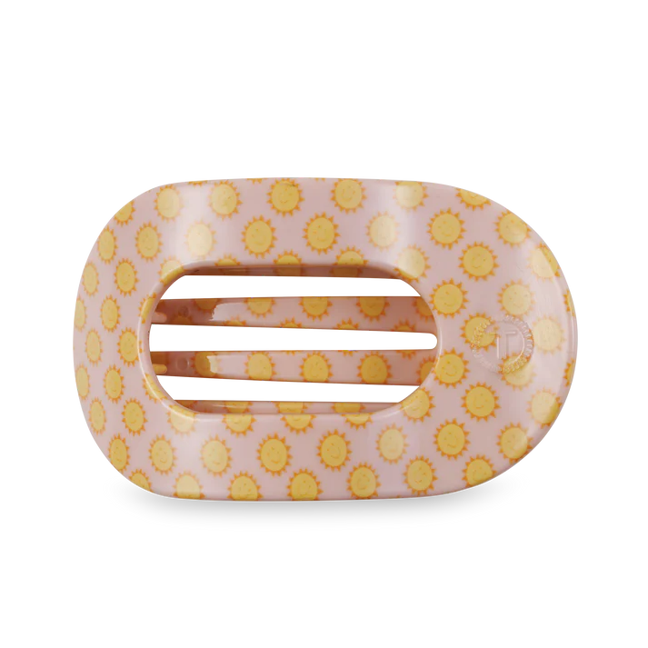 Teleties Large Flat Round Hair Clip