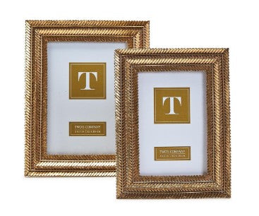 Gold Fern Photo Frames (2 sizes)