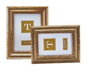 Gold Fern Photo Frames (2 sizes)
