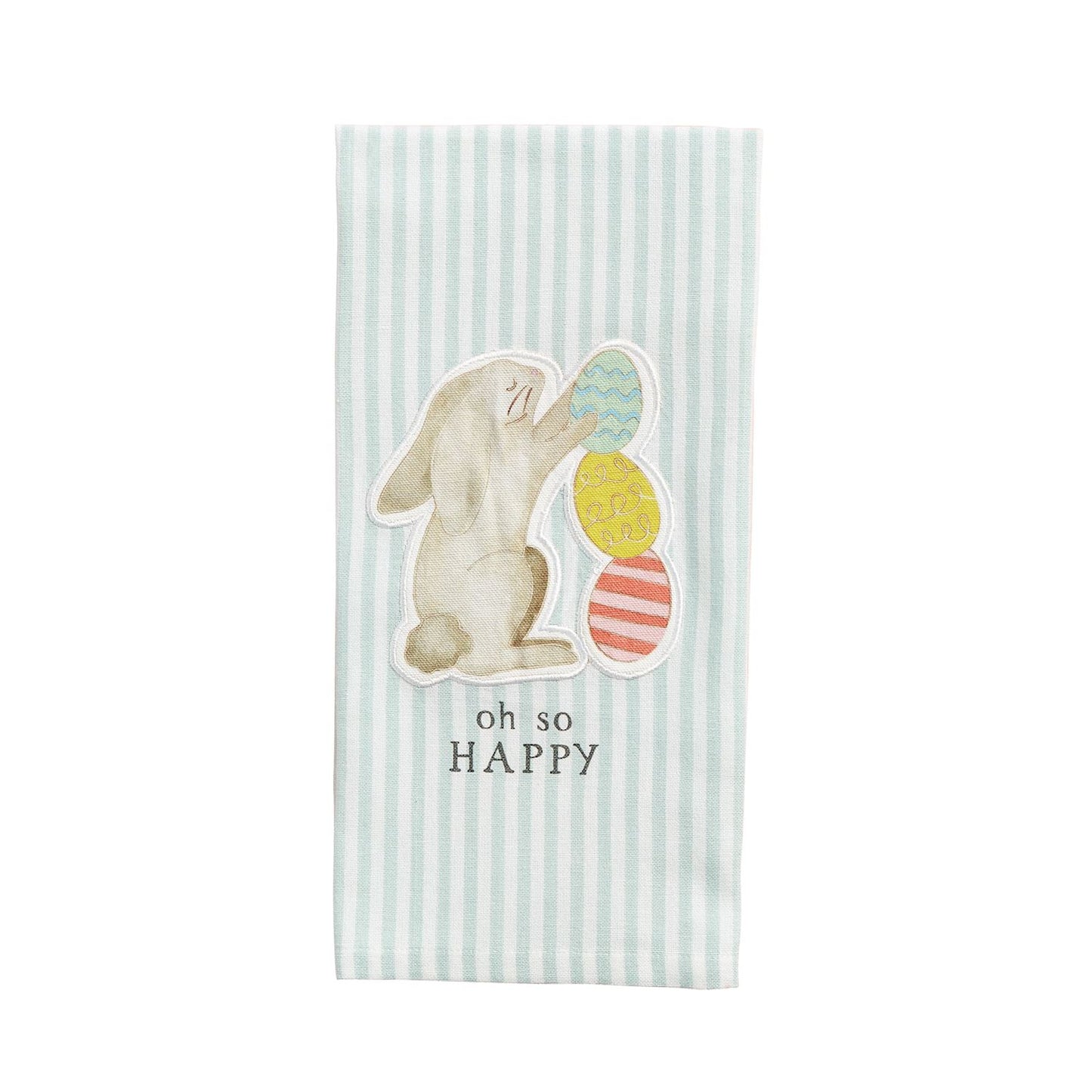 Easter Appliquéd Canvas Tea Towels