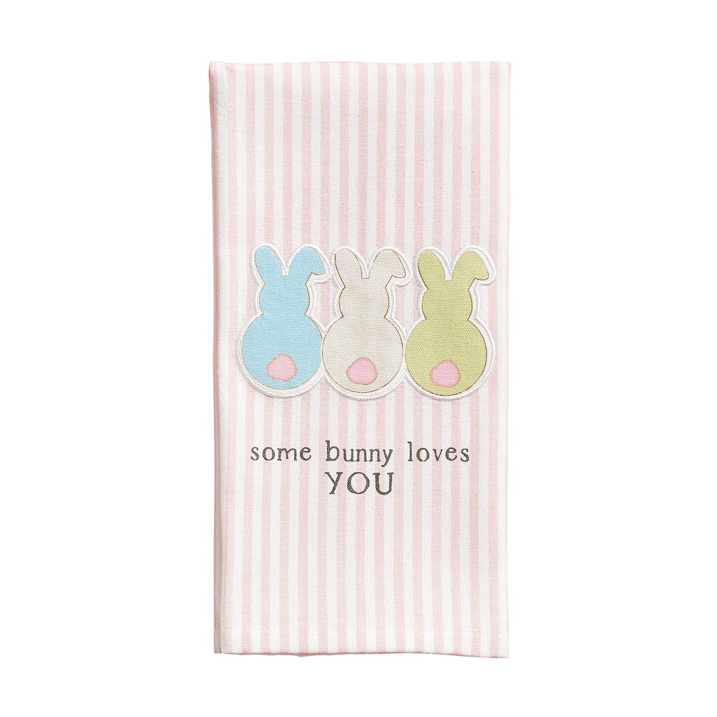 Easter Appliquéd Canvas Tea Towels