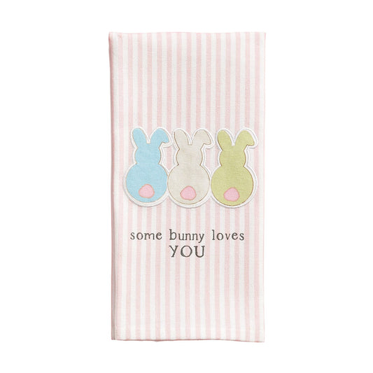 Easter Appliquéd Canvas Tea Towels
