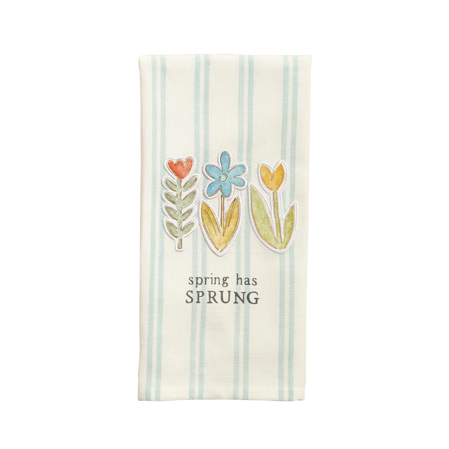 Easter Appliquéd Canvas Tea Towels