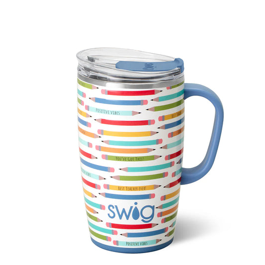 Teacher Life Travel Mug 18oz.