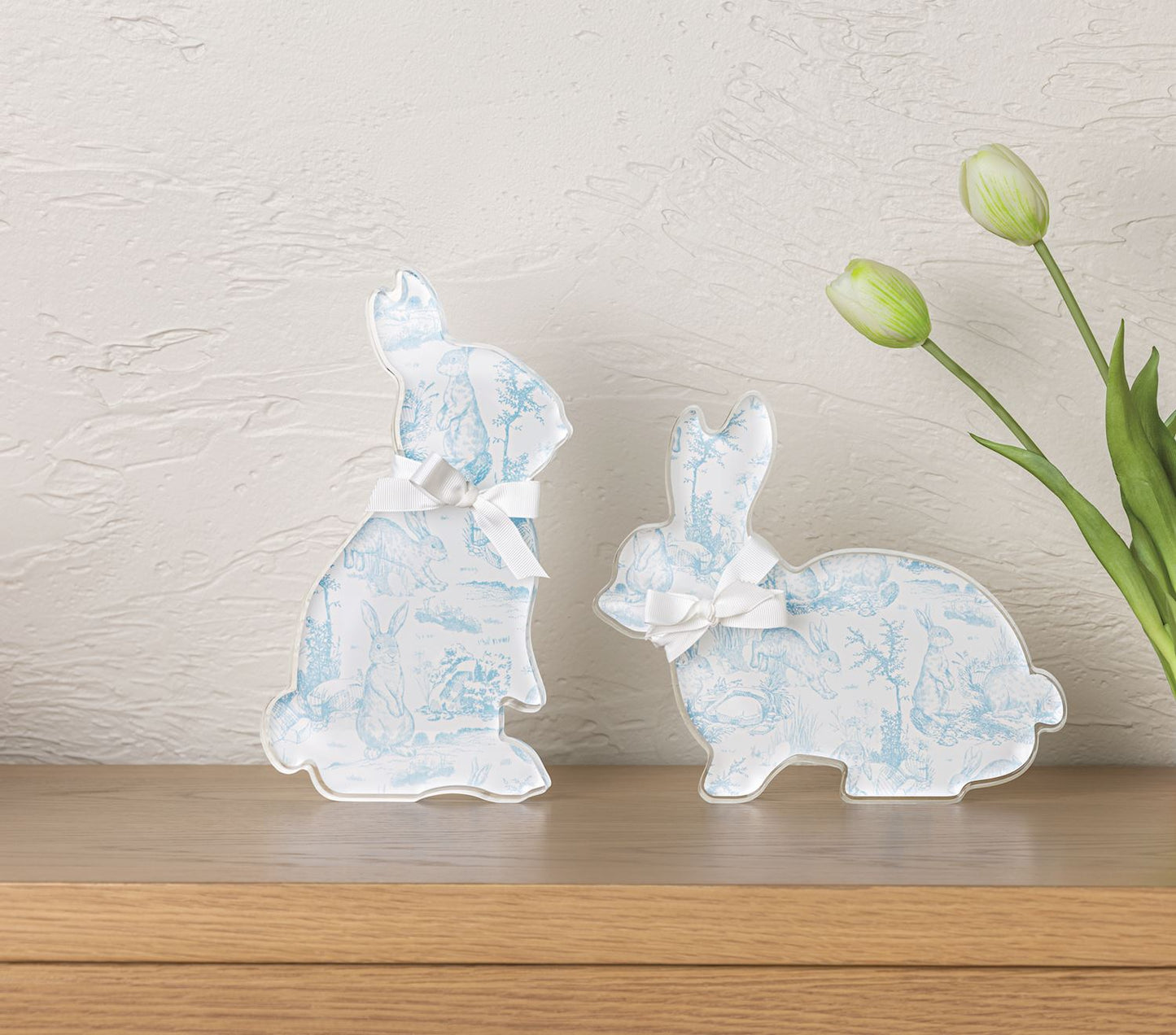 Toile Acrylic Bunny Sitters ( 2 Styles )