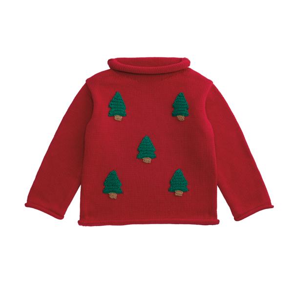 Christmas Tree Rollneck Toddler Sweater