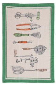 Kitchen Tea Towels Utensils/Tools - 3 Styles