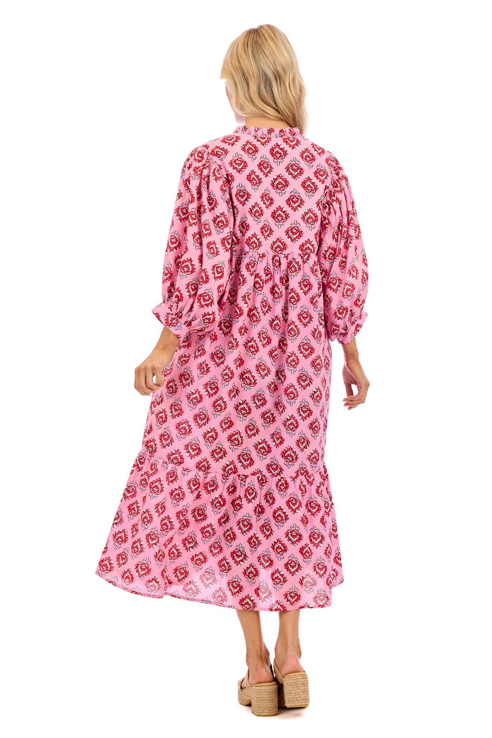 Pink Waylon Midi Dress ( S-L )