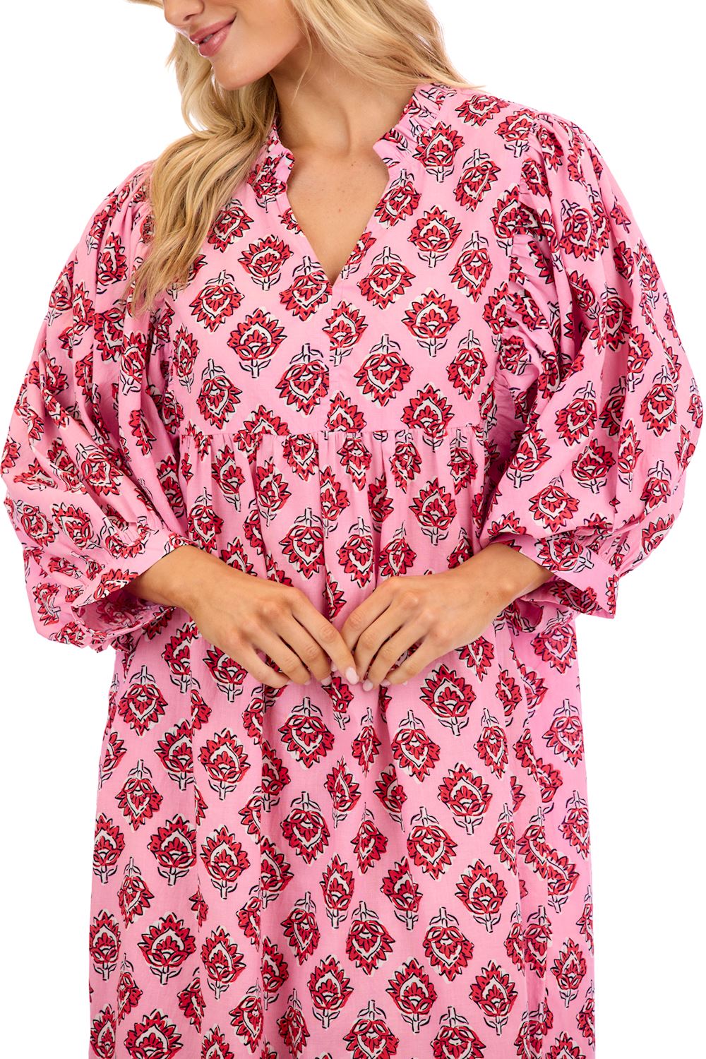 Pink Waylon Midi Dress ( S-L )