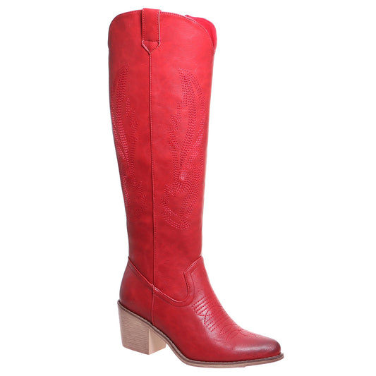 Pierre Dumas Wilder-19 Red Boots