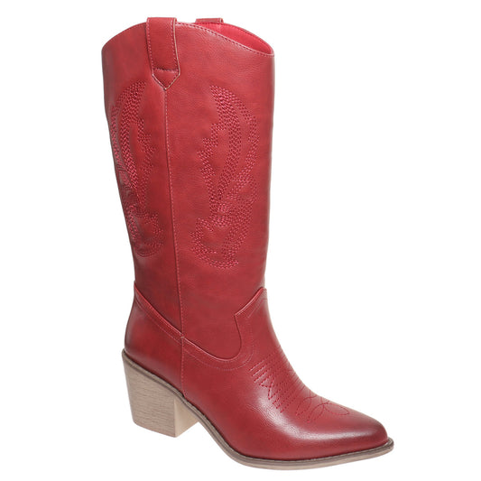 Pierre Dumas Wilder-1 Boots ( Red / Natural )