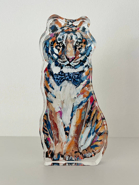 "Tiger Blues" Acrylic Shelfie