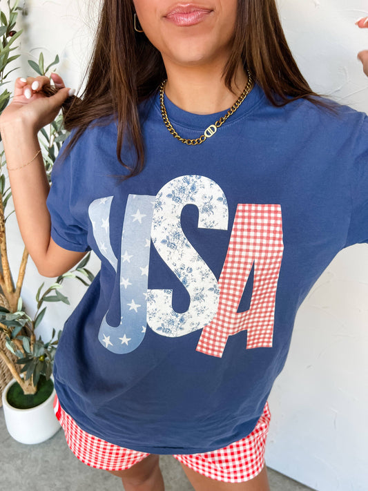 USA Fun Print T-Shirt