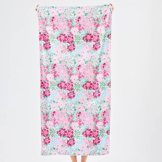 Quick Dry Beach Towel Petal Perfect