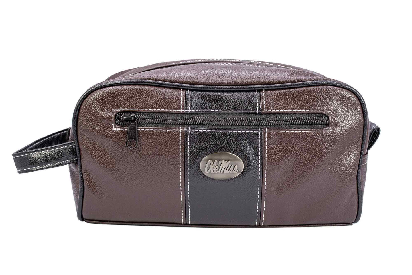 Ole Miss Rebels Men's Toiletry Dopp Bag Brown