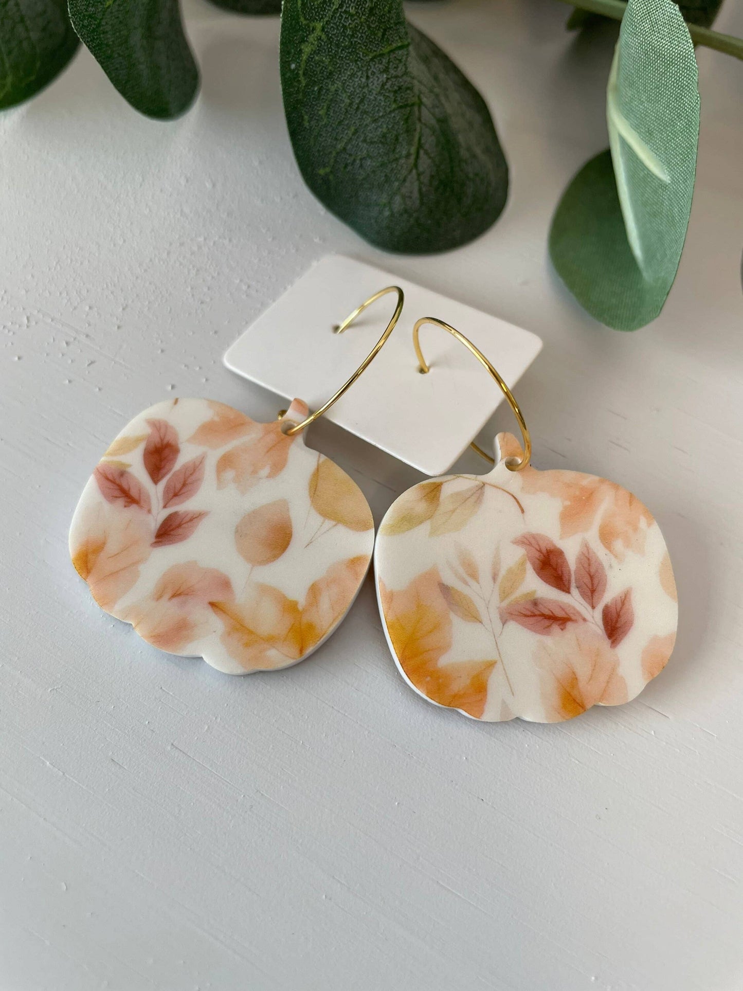 Pumpkin Earrings, Earrings, Fall Earrings, Dangle Earrings