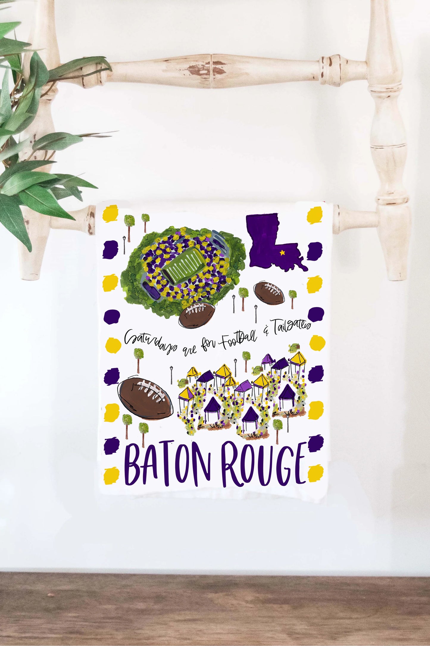 Collegiate Tea Towel