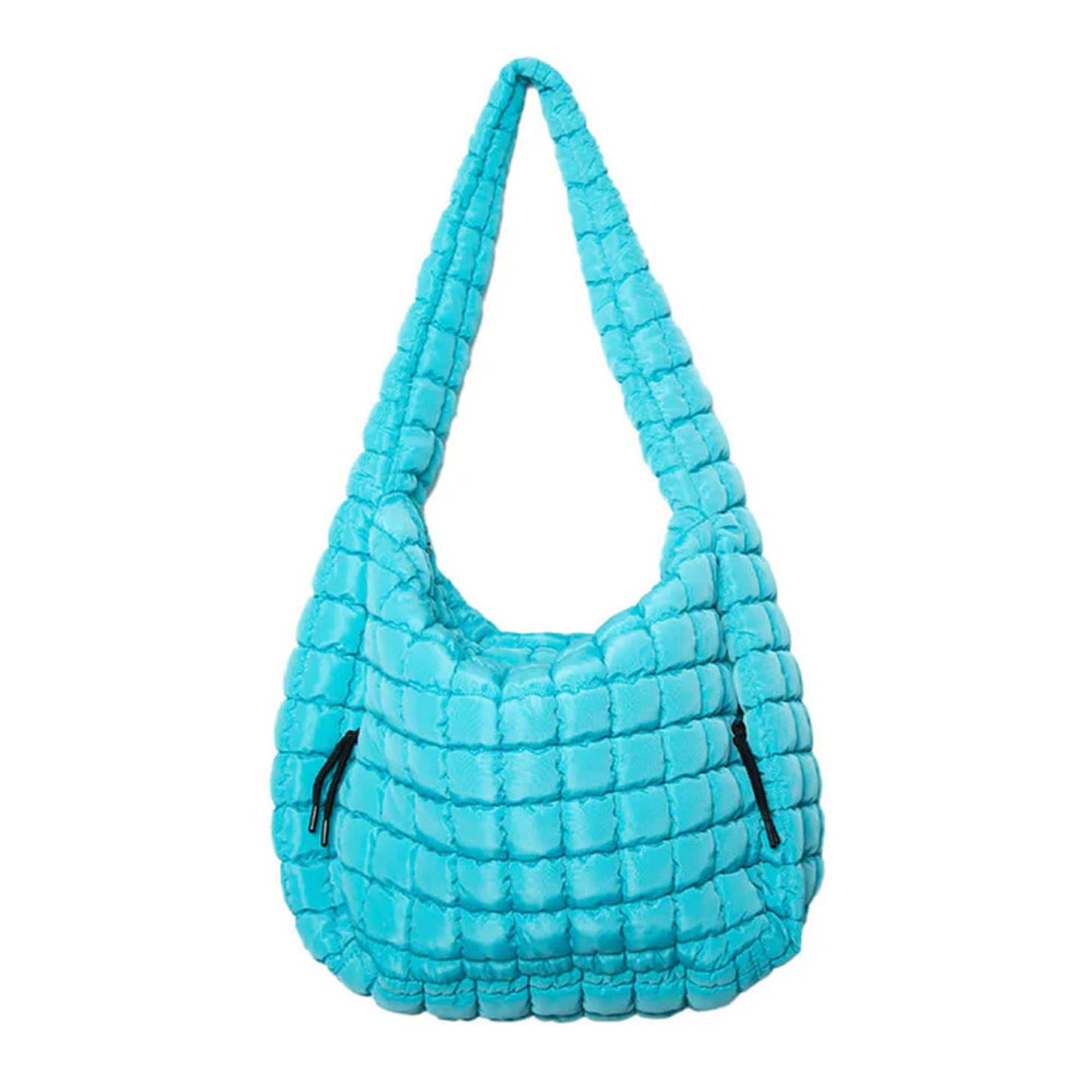 Oversized Quilted Hobo Tote Bag