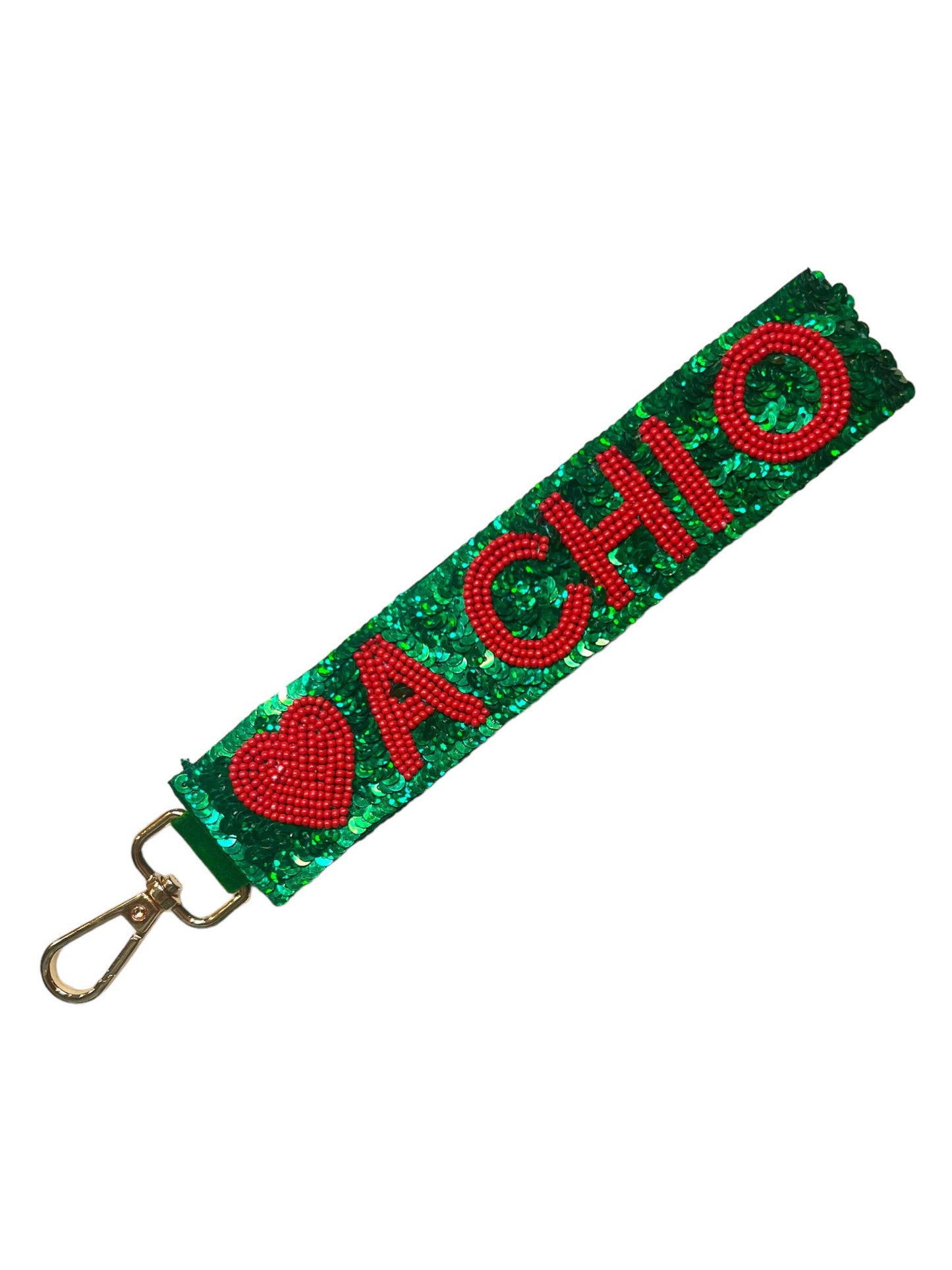 Sequin Sorority Heart Wristlets