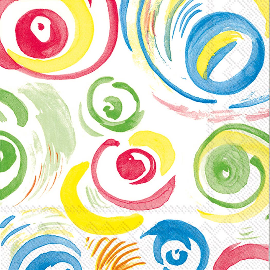 Happy Circles Cocktail Napkins