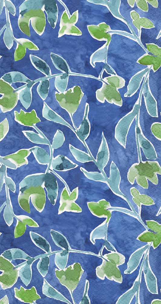 Azure & Ivy Blue Paper Guest Towels