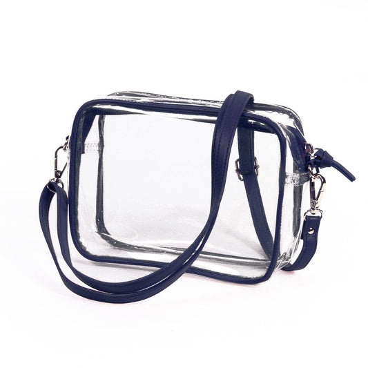 Bridget Clear Purse with Gameday Trim and Straps