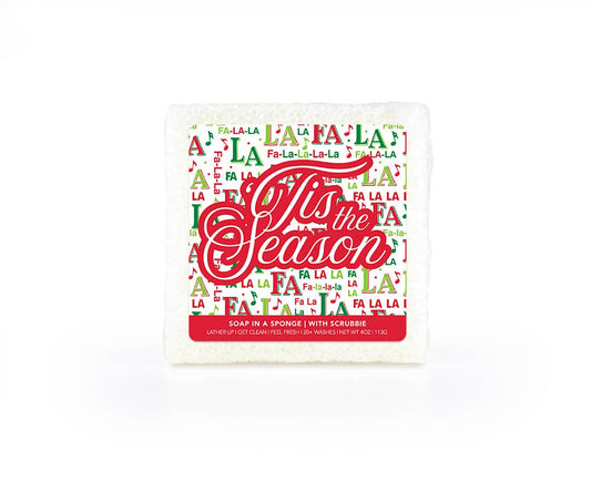 Tis the Season Soap in a Square Sponge | Seaside