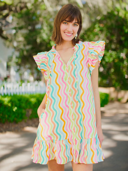 Abby Dress | Capri Crush