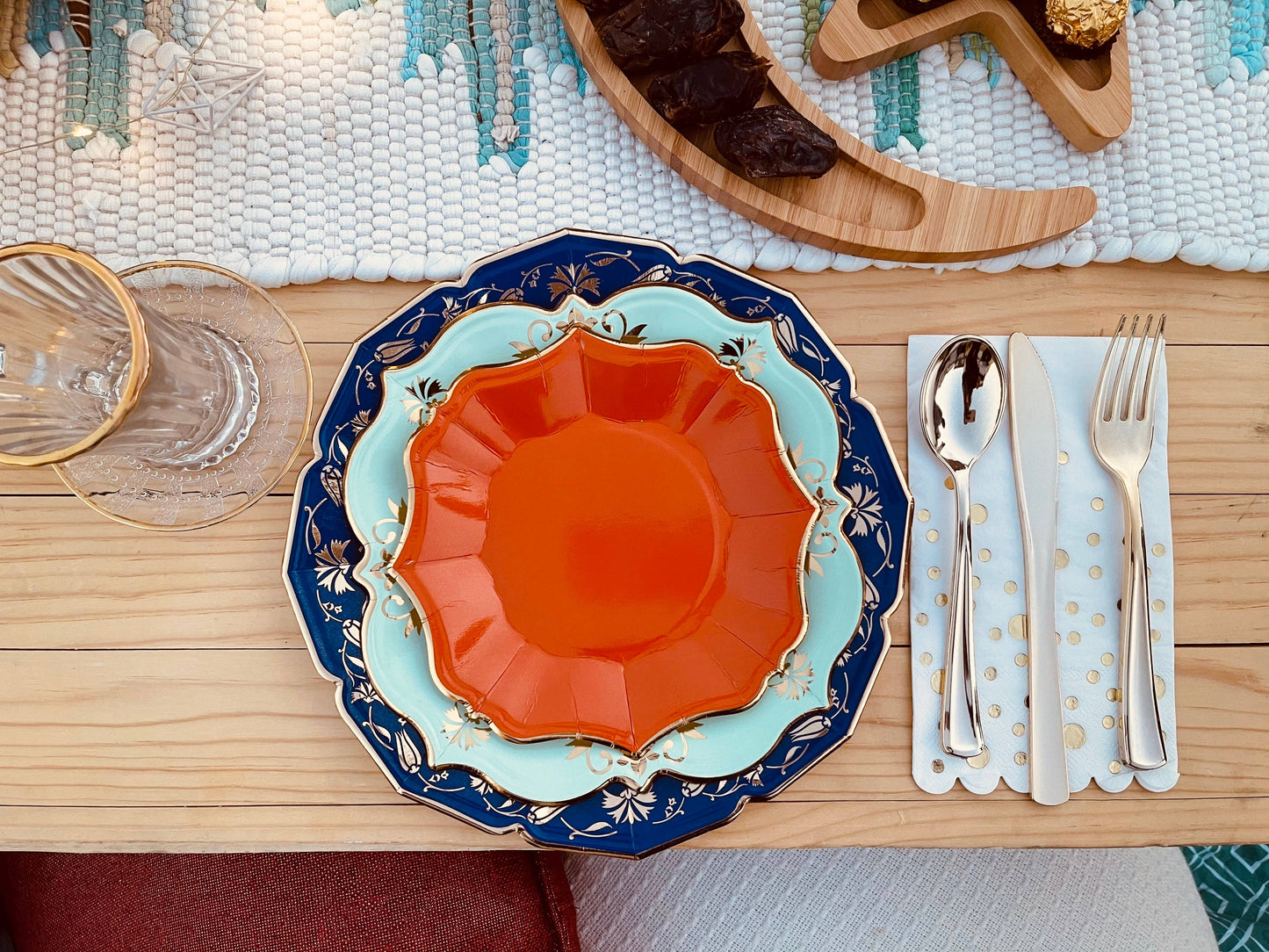 Iznik Floral Mint Lunch Plate