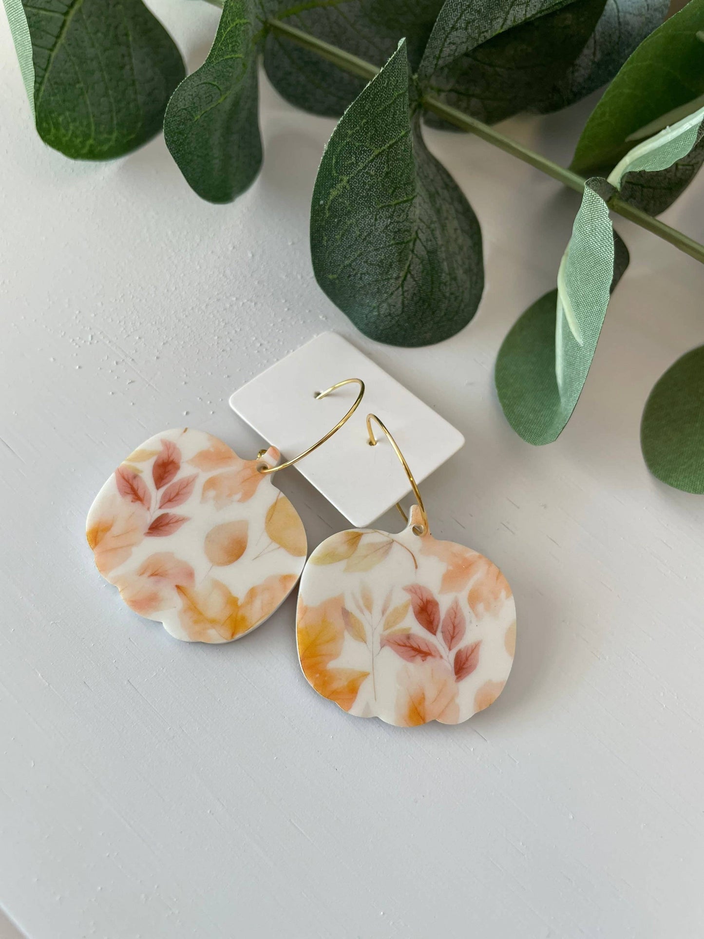 Pumpkin Earrings, Earrings, Fall Earrings, Dangle Earrings