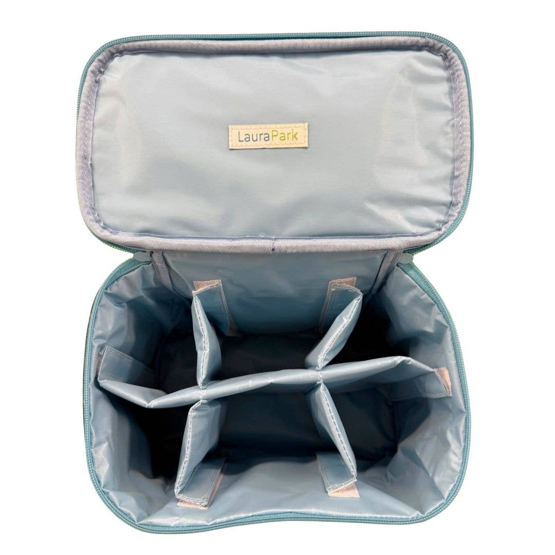Laura Park Rosemary Indigo Train Case
