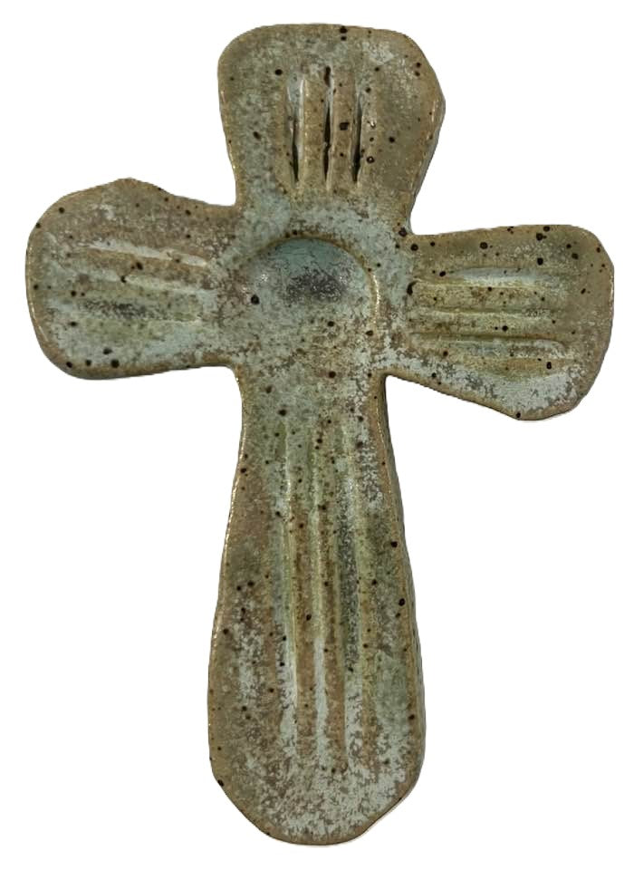Sheila Clark Pottery Meditation Cross