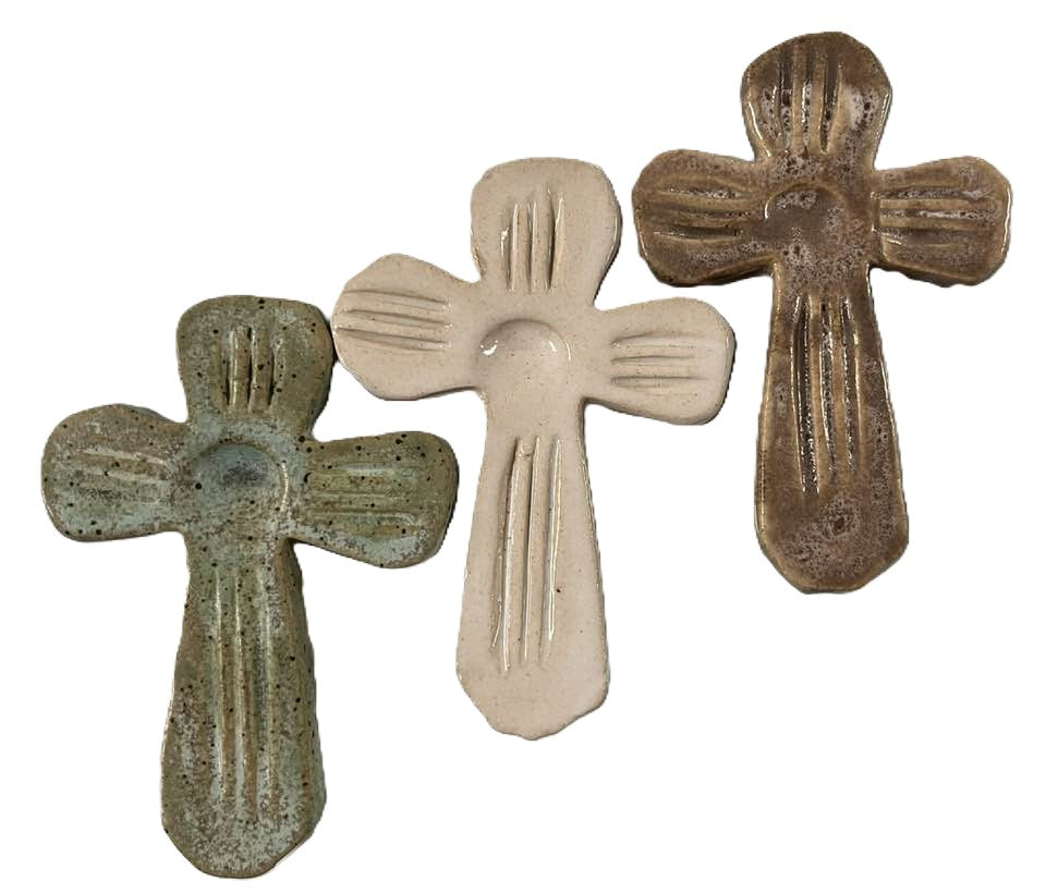 Sheila Clark Pottery Meditation Cross