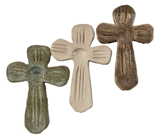 Sheila Clark Pottery Meditation Cross