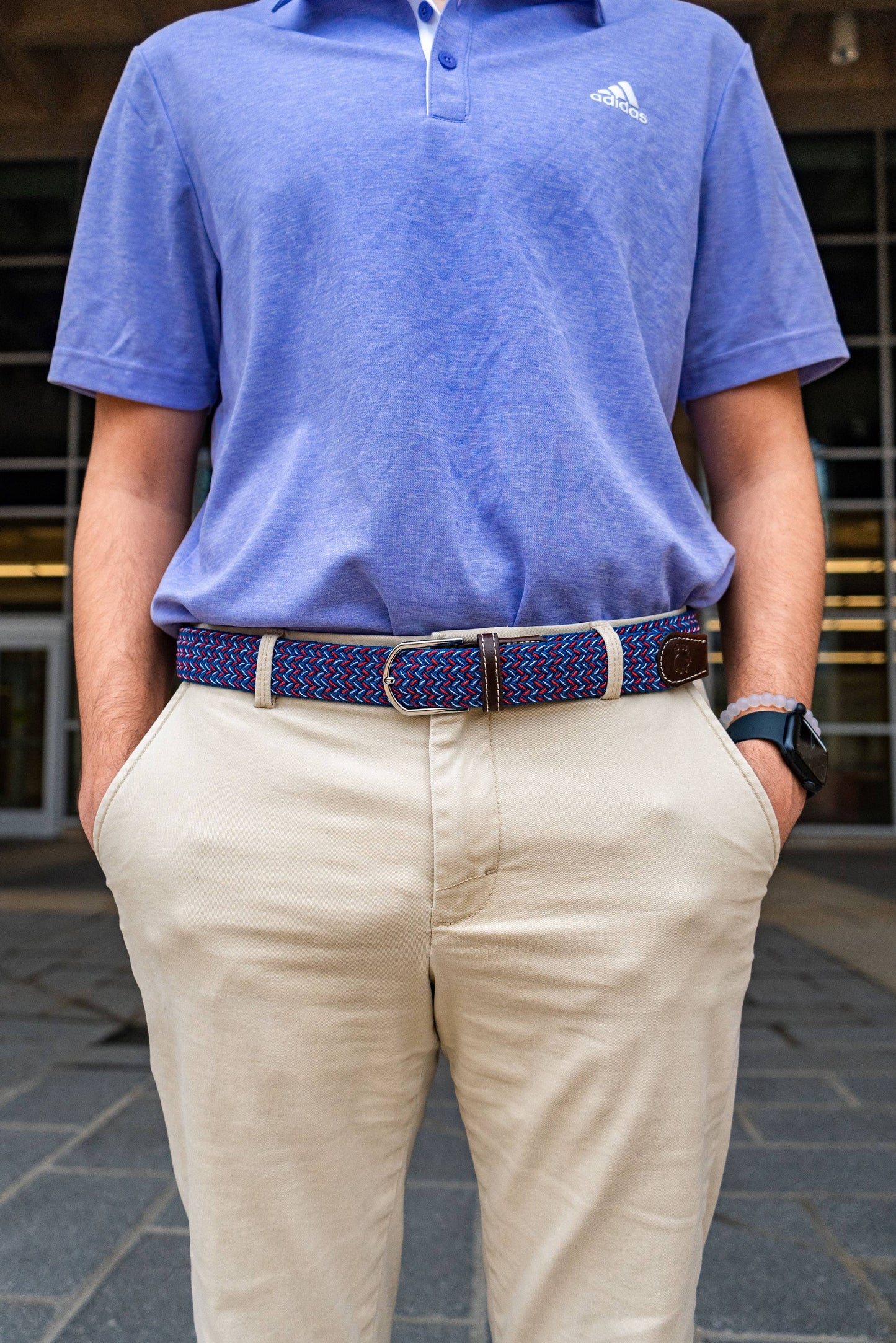 The Plymouth Woven Stretch Belt