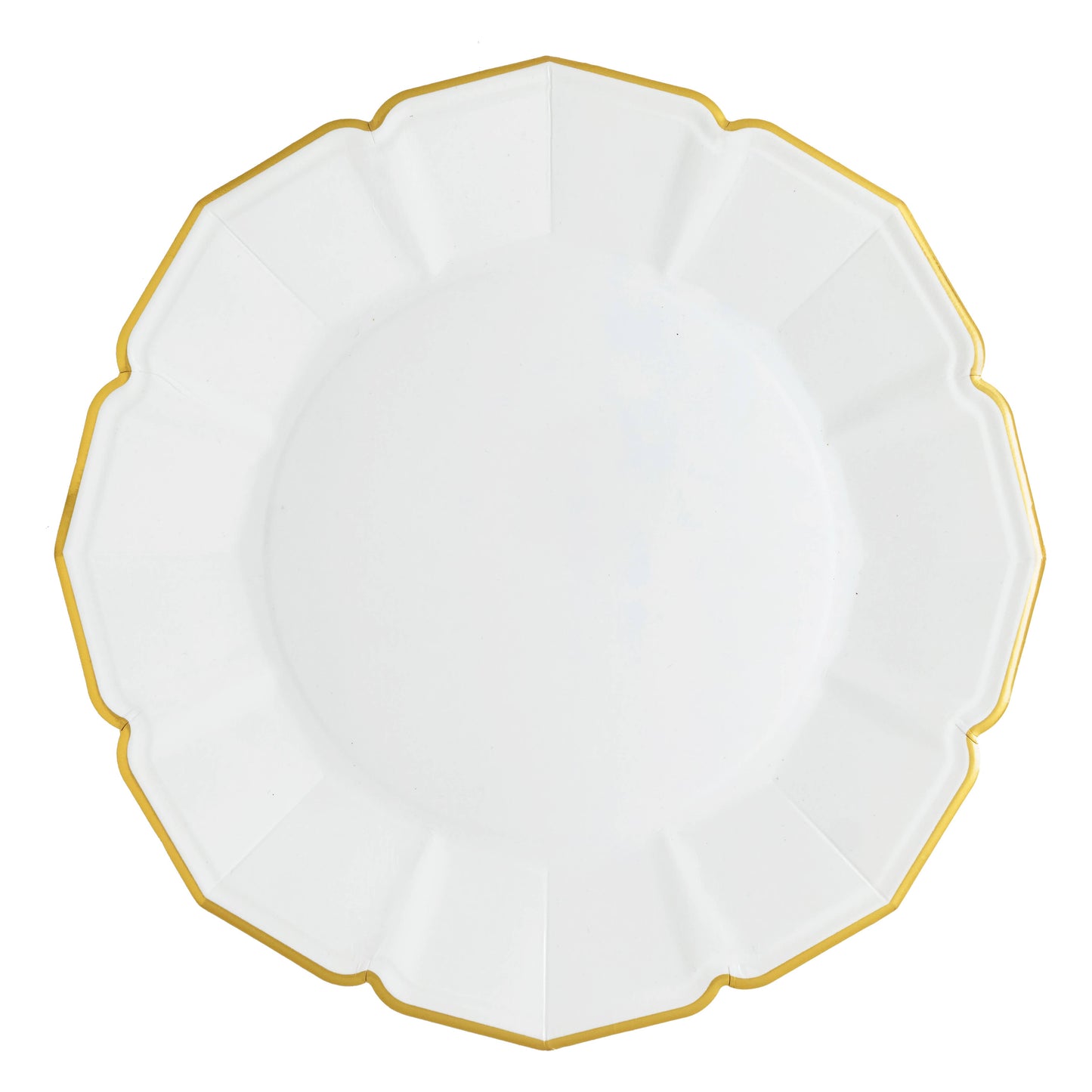 8 White Dinner Plates