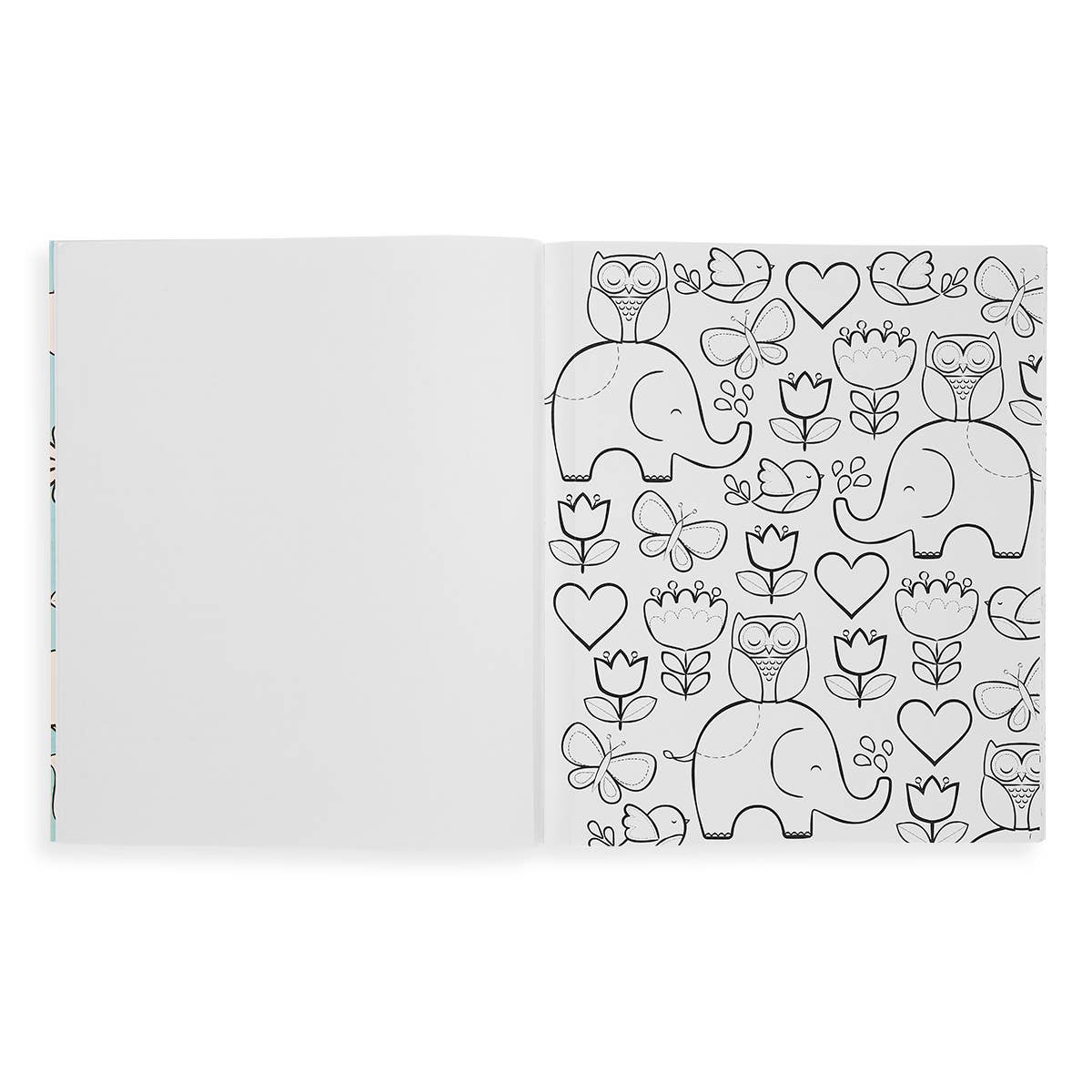 Color-in' Book: Little Cozy Critters (8" x 10"; 31 Pages)